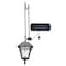 Gama Sonic Baytown II Solar Light Outdoor Pendant Chandelier Hanging Light, Black 105BCX01 - alternate 5